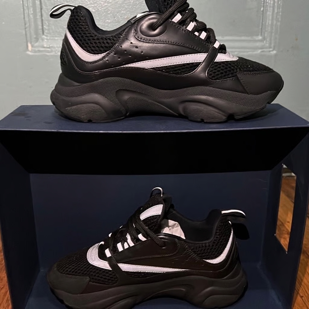 Dior B22 Men's Black Sneakers